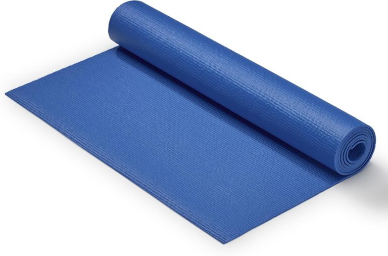Sunny Health & Fitness Non-Slip Yoga Mat  Durable, Anti-Tear, Lightweight, Cushioned Support for Yoga, Pilates, Stretching Exercises, Meditation and Floor Workouts | Multiple Sizes & Colors