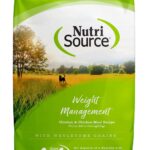 NutriSource Weight Management Dry Dog Food, Chicken and Chicken Meal, 12LB