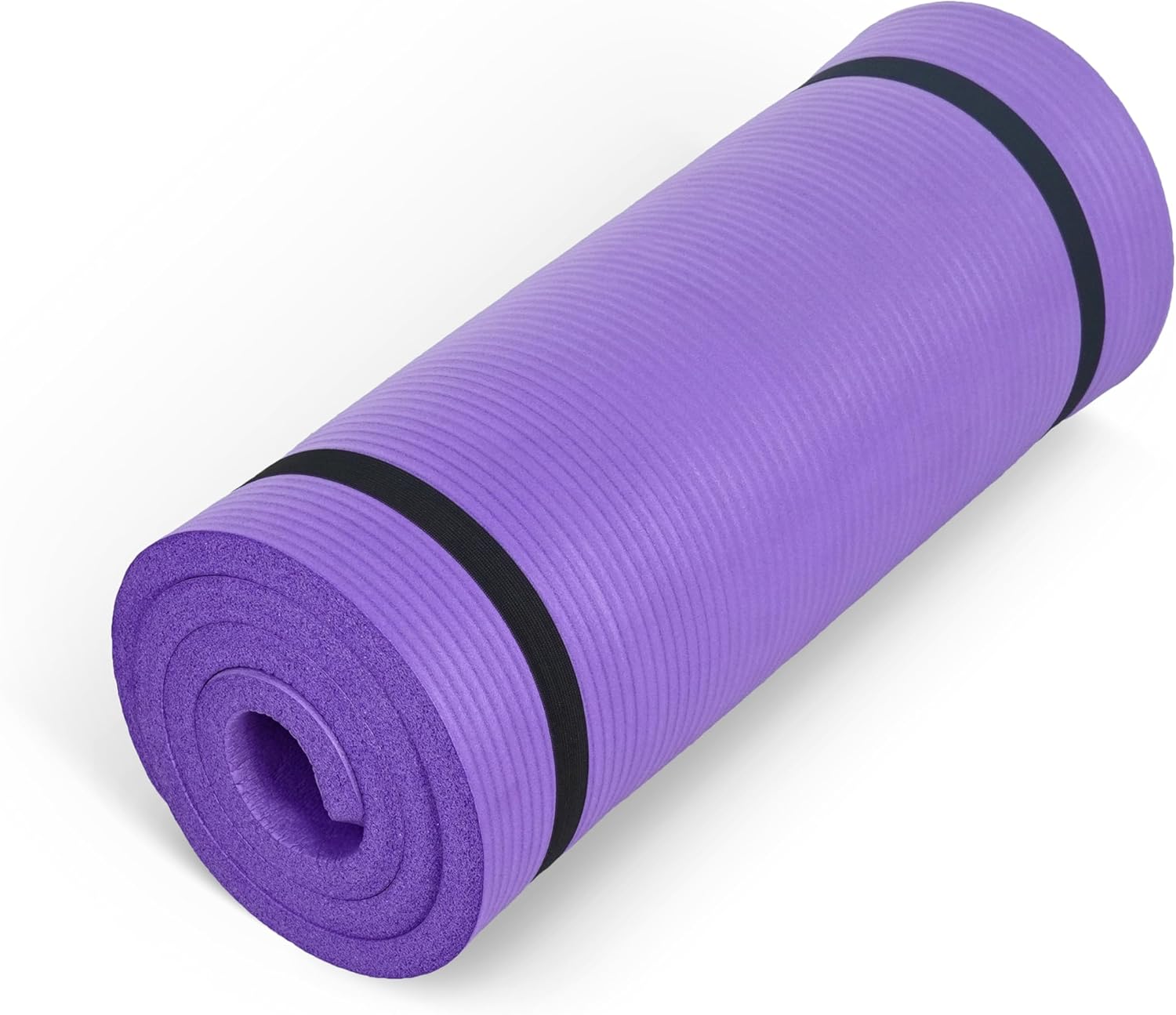 CAP Barbell 1-Inch High Density Exercise Yoga Mat with Strap | Multiple Colors CAP Barbell 1-Inch High Density Exercise Yoga Mat with Strap | Multiple Colors