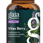 Gaia Herbs Vitex Berry - Vitex Traditionally Used to Support Hormone Balance for Women & a Healthy Menstrual Cycle* - 60 Vegan Liquid Phyto-Caps (30 Servings)