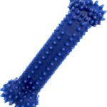 Nylabone Textured Dental Bone Flexi Chew Toy for Dogs, Dog Toys for Moderate Chewers, Chicken Flavor, Small - Up to 25 Ibs, 1 Count