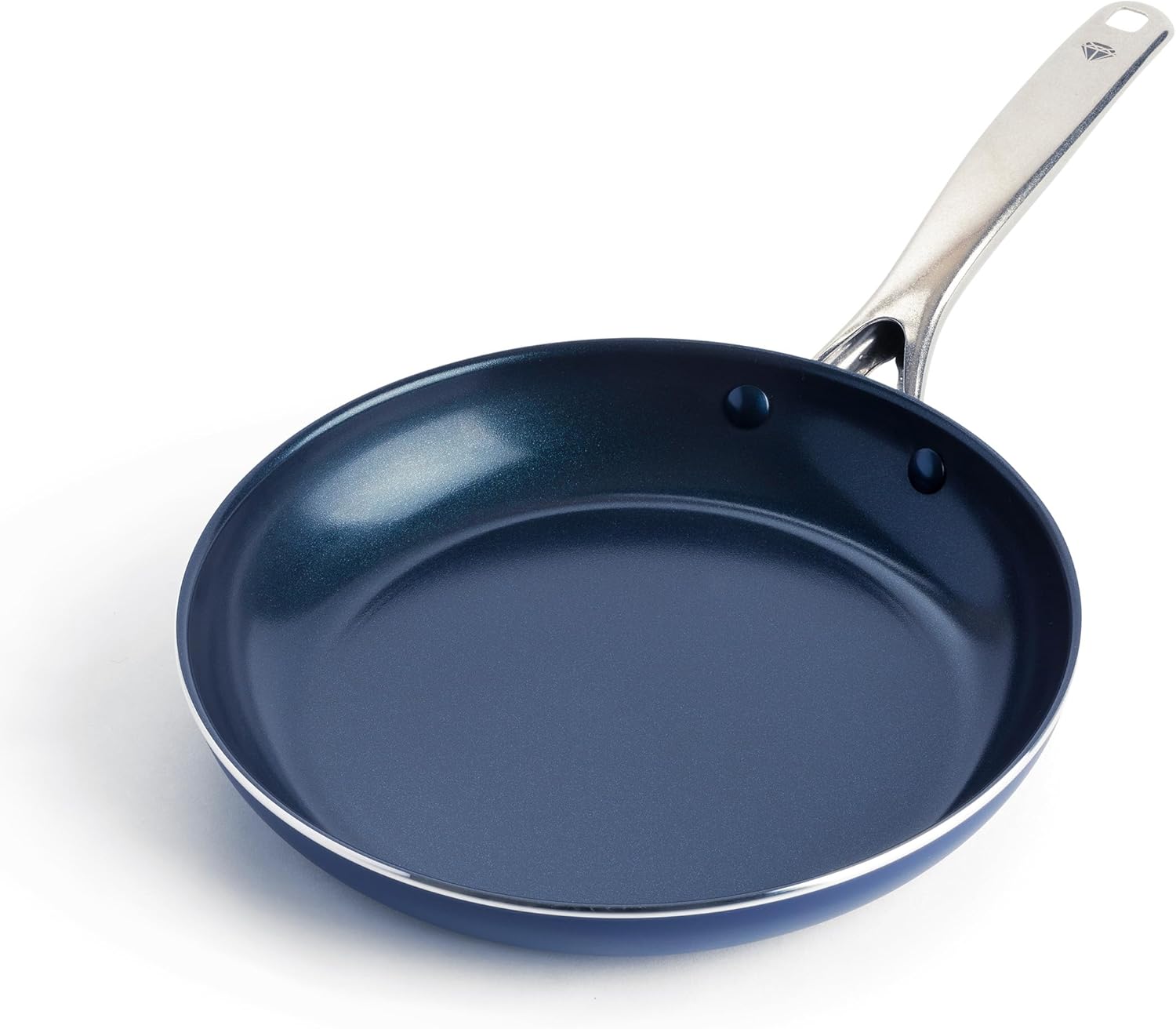 Blue Diamond 10" Nonstick Frying Pan Skillet, Diamond Infused PFAS & PTFE-Free Ceramic Pot, Dishwasher & Oven Safe, Stay Cool Handle, Durable Non Toxic Metal Utensil Safe, Egg & Omelet Pan, Blue Blue Diamond 10" Nonstick Frying Pan Skillet, Diamond Infused PFAS & PTFE-Free Ceramic Pot, Dishwasher & Oven Safe, Stay Cool Handle, Durable Non Toxic Metal Utensil Safe, Egg & Omelet Pan, Blue