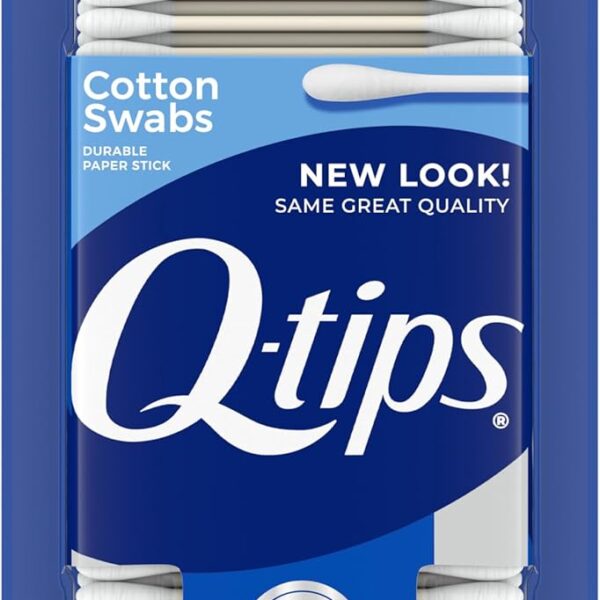 Q-tips Cotton Swabs For Hygiene and Beauty Care Original Cotton Swab Made With 100% Cotton 625 Count