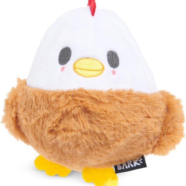 Barkbox Hatch Me If You Can Dog Toy for Medium to Large Aggressive Chewers Two-Layer Tearable Toy with Hidden Surprise Inside for Interactive Playtime