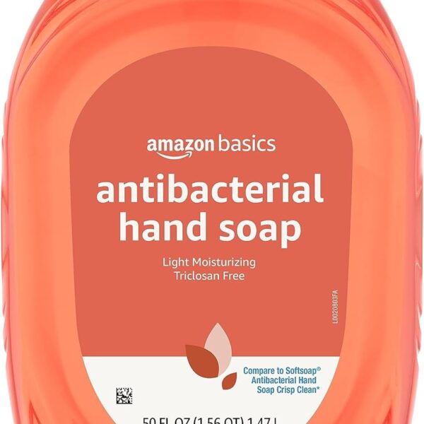 Amazon Basics Liquid Hand Soap Refill, Light Moisturizing, Triclosan-Free, Phthalate-Free, Paraben-Free, Citrus, 50 Fl Oz (Pack of 1) (Previously Solimo)