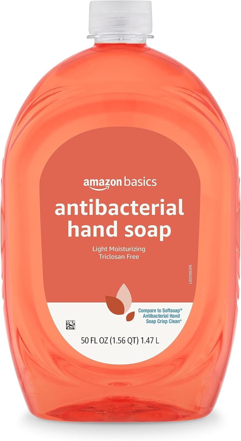Amazon Basics Liquid Hand Soap Refill, Light Moisturizing, Triclosan-Free, Phthalate-Free, Paraben-Free, Citrus, 50 Fl Oz (Pack of 1) (Previously Solimo)