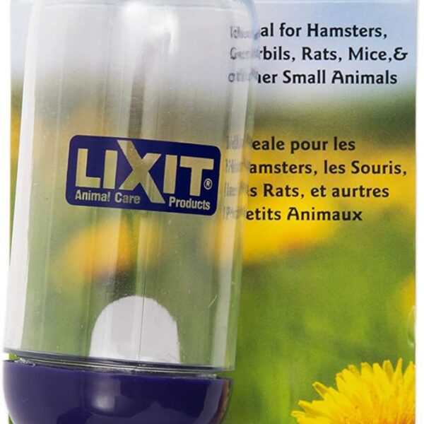 Lixit Bell Style Aquarium Cage Climbing Resistant Water Bottles for Rats, Hamsters Gerbils, Mice and Other Small Animals (5 Ounce)