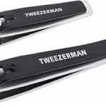 Tweezerman Stainless Steel Combo Set with Fingernail and Toenail Clippers