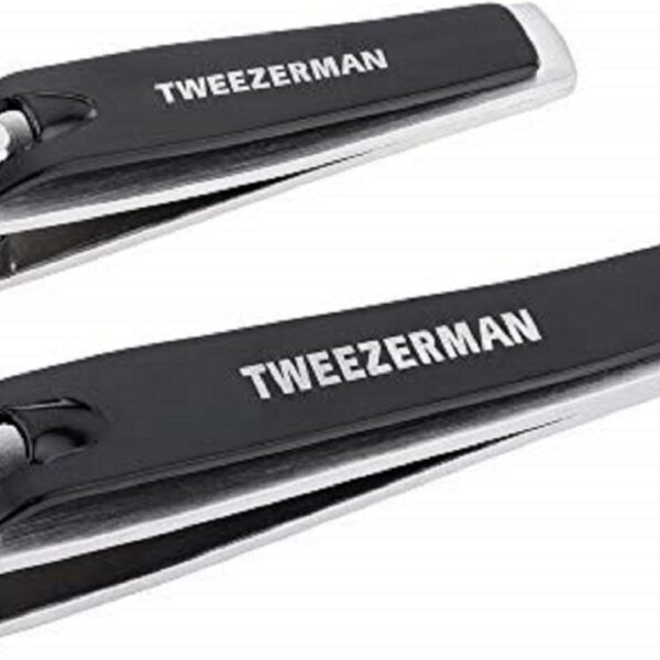 Tweezerman Stainless Steel Combo Set with Fingernail and Toenail Clippers