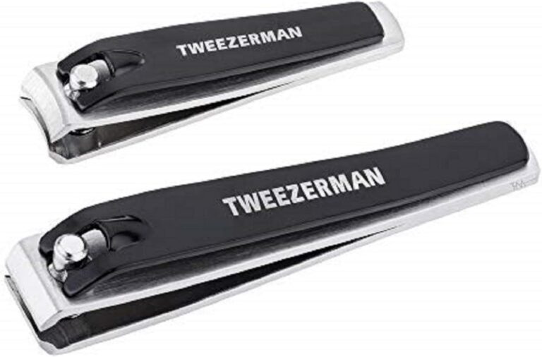 Tweezerman Stainless Steel Combo Set with Fingernail and Toenail Clippers