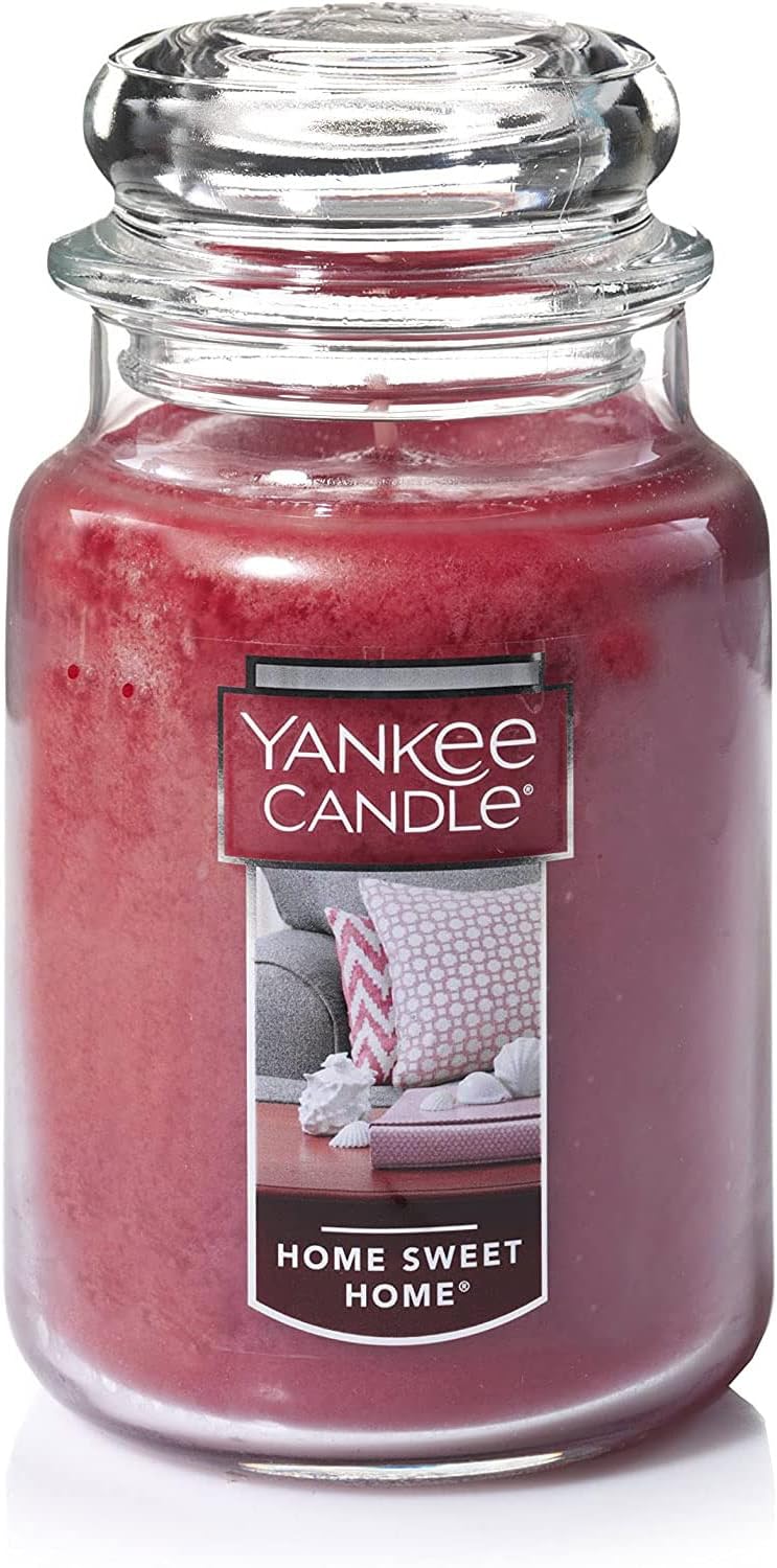 Yankee Candle Home Sweet Home Scented Classic 22oz Large Jar Single Wick Candle Over 110 Hours of Burn Time Ideal for Fall Outdoors and Christmas Decorations Yankee Candle Home Sweet Home Scented Classic 22oz Large Jar Single Wick Candle Over 110 Hours of Burn Time Ideal for Fall Outdoors and Christmas Decorations