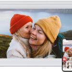 Digital Picture Frame, 10.1 inch Frameo Digital Frame WiFi, 1280 * 800 IPS HD Touchscreen, 32GB Storage, Instant Share Pictures Video, Smart Photo Frame Electronic, Gifts for Mom, House Warming
