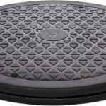 10 Inch Lazy Susan Turntable Organizer, Non Skid Large Lazy Susan Turntable for Cabinet, Computer or Laptop, Plastic Turn Table, Black, 1 PC - by RamPro