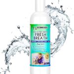Vet Recommended Dog Breath Freshener Water Additive for Pet Dental Care - All Natural - Works to Solve The Cause of Bad Dog Breath. Add to Pet's Drinking Water - Made in USA (16oz/473ml)