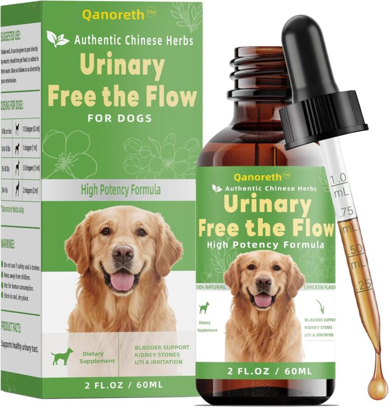 Bladder & Kidney Stones Dissolver for Dogs  Natural Dog UTI Treatment & Urinary Tract for Dogs, Stone and Crystals Fragment Flush & Prevention, Vet-Formulated Dog Urinary Tract Infection Support