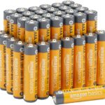 Amazon Basics AAA Alkaline High-Performance Batteries, 1.5 Volt, 10-Year Shelf Life, 36 Count (Pack of 1)