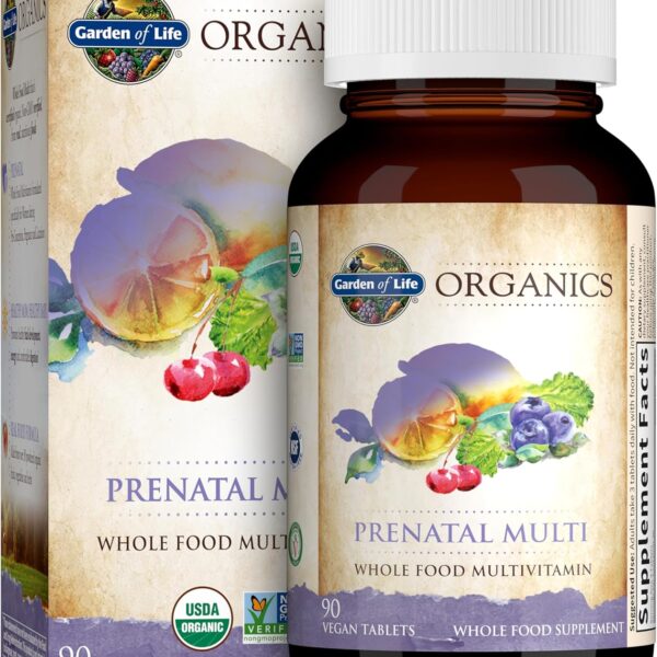 Garden of Life Organics, Prenatal Multi, 90 Vegan Tablets