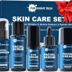Skin Care for Men Gifts Set,Anti-aging Skin Care Kit for Tigten,Firm & Hydrate Skin,Retinol,Hyaluronic Acid Mens Self Care Facial Kit,Men Birthday Valentines Gifts for Him Boyfriend Dad Husband