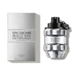 Viktor&Rolf – Spicebomb Metallic Musk – Eau de Parfum – Cologne for Men – Ambery Fragrance – With Warm Musk, Silver Suede & Black Pepper – 3 Fl Oz