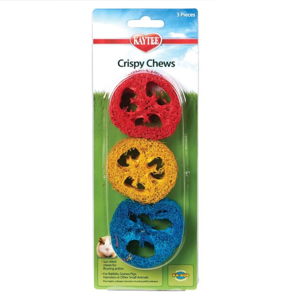 Kaytee Crispy Chews 3-pack For Pet Rabbits, Chinchillas, Guinea Pigs, Rats and Other Small Animals