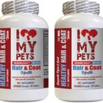 I LOVE MY PETS LLC Immune Booster for Dogs - Dog Healthy Hair and Coat - Premium Formula - Chews - Vitamin e for Dogs Skin - 120 Treats (2 Bottles)