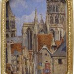 SIKOO Vintage 57 Gold Picture Frame Antique Ornate Photo Frame Tabletop and Wall Hanging with High Definition Glass Front for Home Dcor,Retro Photo Gallery, Old-Fashioned Art