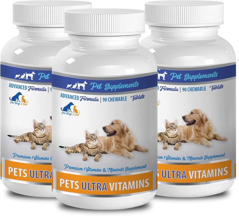 Dogs Immune System Booster - Ultra Vitamins for Pets - Dogs and Cats - Powerful Minerals - Dog Vitamin b Complex - 3 Bottle (270 Chews)