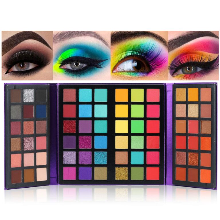 BestLand 72 Colors Ultra Secret Eyeshadow Palette, 4 in1 Color Board Matte Shimmer Glitter Nude Natural All In One Makeup Palette Blendable Pigmented Make Up Green Eye Shadow Pallet Gift Kit