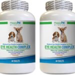 Dog Immune Defense Supplement - Dog Eye Health Complex - Vision Support - Immune Booster - Natural Formula - ANTIOXIDANTS - Dog Vitamin Chews - 2 Bottles (120 Treats)
