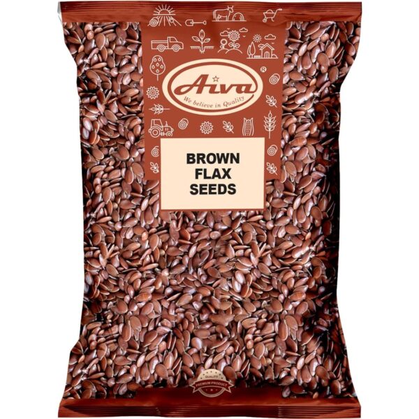 AIVA Flax Seeds 5 lb  Whole Raw Flaxseed for Baking, Smoothies, and Snacks, Bulk Packaging