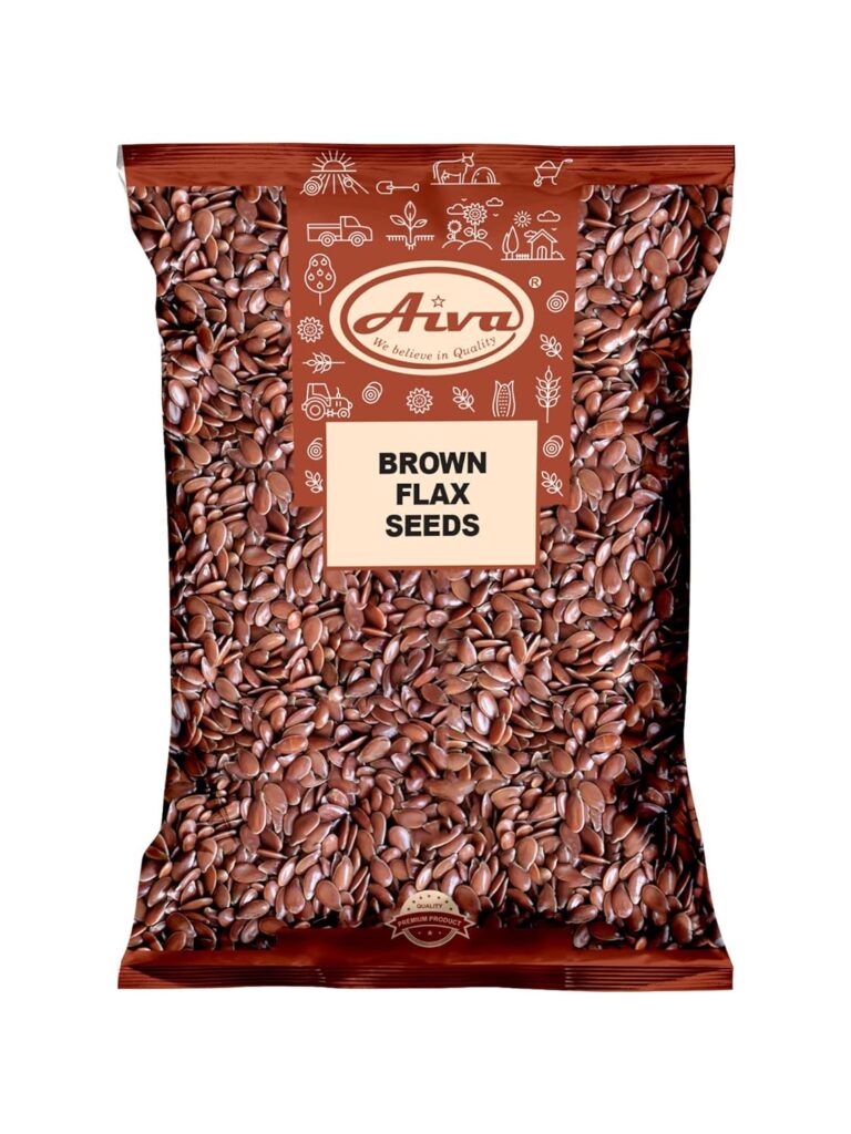 AIVA Flax Seeds 5 lb  Whole Raw Flaxseed for Baking, Smoothies, and Snacks, Bulk Packaging