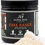Free Range Joint Health Enhancer Supplement Powder for Dogs by Alpha Dog Nutrition - Premium Dog Arthritis Vitamins to Care for Joints - Contains Glucosamine, Chondroitin, MSM, Vitamin E, & More