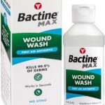 Bactine Max First Aid Antiseptic Wound Wash, Kills 99.9% of Germs from Minor Cuts, Scrapes and Burns with No-Sting, 8 fl Oz
