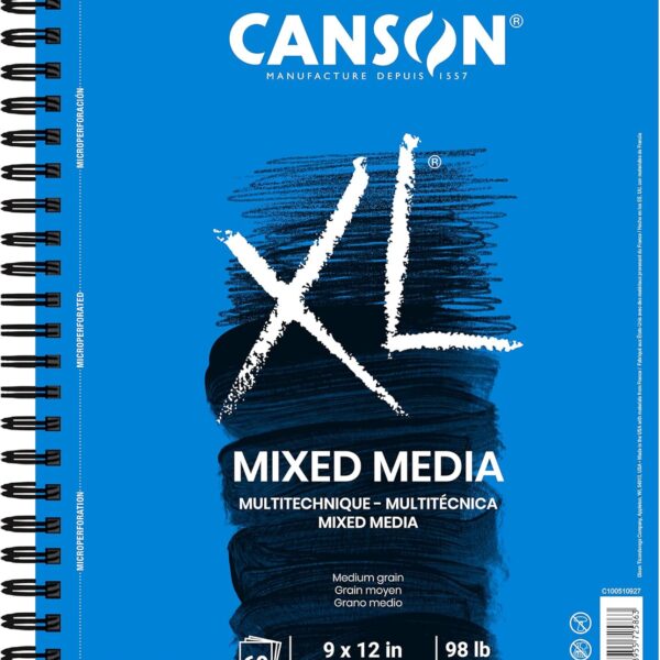 Canson XL Series Mixed Media Pad 9" x 12"