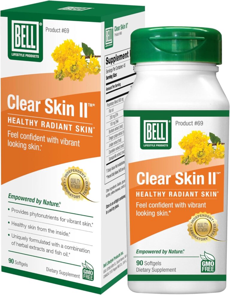 Bell Clear Skin Lifestyle Products | Works from The Inside by Providing The nutrients Needed for Healthy, Vibrant Skin | Sold Directly by The Manufacturer
