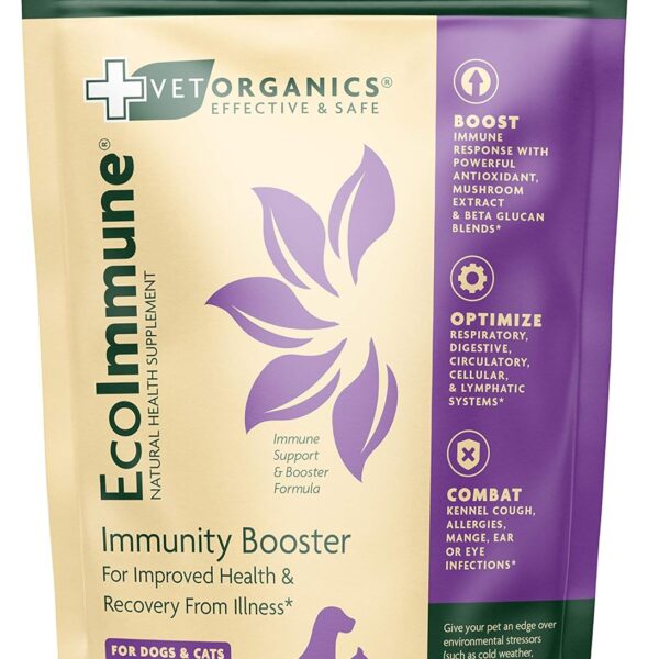 Immune System Support Supplement for Dogs & Cats. Natural, Vital Ingredients to Support a Healthy Pet Immune System. Simply Add to Pets Food. Packaging May Vary. (4 oz)
