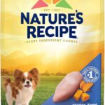 Nature's Recipe Grain Free Small Breed Dry Dog Food, Chicken, Sweet Potato & Pumpkin Recipe, 4 lb. Bag