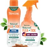 Natural Flea & Tick Soothing Shampoo & Bedding Spray Bundle | Dog Shampoo | Flea & Tick Treatment Protects & Repels | Made in The USA