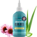 Mighty Paw Waggables Dog Ear Wash - 4 oz (Made in USA) | Cleaner Solution. Wash Cleaner Aloe Vera Pet Drops. Liquid Cleaner for Dogs. for Itchy, Yeast & Healthy Ear Canals