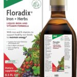 Floradix Iron & Herbs - Liquid Herbal Supplement for Energy Support - Iron Supplement with Vitamin C & Vitamin B Complex - for Men & Women - 8.5 fl oz