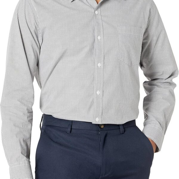 Amazon Essentials Men's Regular-Fit Long-Sleeve Casual Poplin Shirt