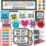 Teacher Created Resources Cool for School Positive Affirmations Mini Bulletin Board (TCR9305)