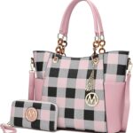 MKF Collection Tote Bag for Women, Handbag Set with Wallet-Top-Handle Bag Vegan Leather Purse by Mia K