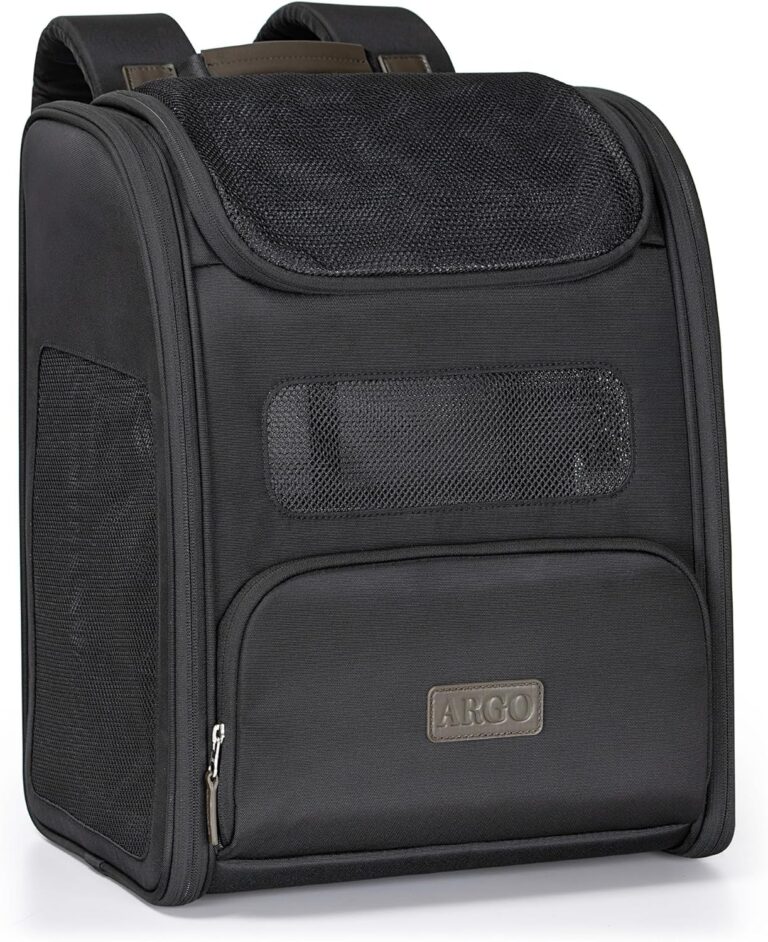 Traveler's Choice Argo Tails of The Trail Pet Backpack Carrier, Black