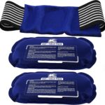 Ice Packs for Injuries Reusable (3-Piece Set)  Hot and Cold Ice Pack Therapy Gel Wrap Support  Supports Recovery, Joint and Muscle Pain  Knees, Back & More (3 Piece Set - Classic)