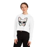 Women’s Cropped Hooded Sweatshirt - Image 3