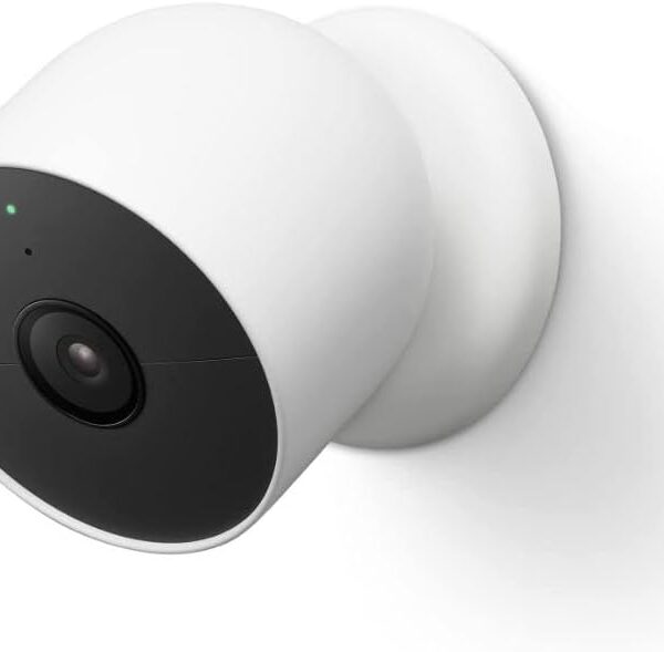 Google Nest Cam Outdoor or Indoor, Battery - 2nd Generation - 1 Pack