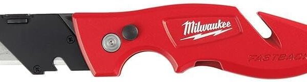 Milwaukee 48-22-1901 Fastback Press and Flip Utility Knife with Belt Clip and Onboard Wire Stripping
