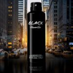 Kenneth Cole Black All Over Body Spray for Men, Aromatic Woody Fragrance, Notes of Watermint, Mandarin, Cedar, and Musk, Long-Lasting Cologne, 6.0 Fl. Oz