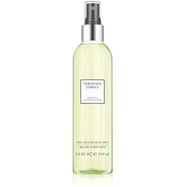 Vera Wang Embrace Green Tea and Pear Blossom Body Mist 8.1 fl oz (Pack of 1), Notes of Earthiness, Peony, and Sandalwood, Women's Fragrance, Long Lasting, Everyday Fragrance